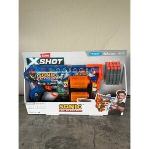 X-Shot Skins Dread Foam Blaster (12 Dart) by ZURU x Sonic The Hedgehog Toy